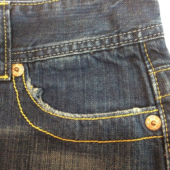 American eagle denim skirt distressed mini - Picture 5 of 7
